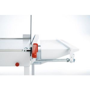 Orbis papiersnijder met handhefboom met tafelframe voetpers snede L 1100 mm maximaal 20 vellen tafel BxD 760x1100 mm 146313