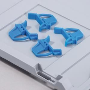 Orbis sluitclips voor Euronorm-bak schuifsluiting blauw 149741