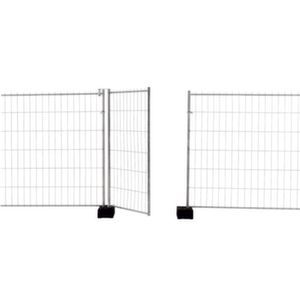 Orbis deurelement voor mobiel hek HxB 2000x1200 mm mazen HxB 300x100 mm staal verzinkt 150140