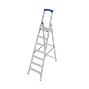 Orbis ladder aluminium bordes H 1,65 m 7 treden inclusief bordes 139765