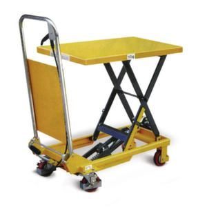 Orbis schaar-heftafelwagen draagvermogen 150 kg platform LxB 740x450 mm enkele schaar 183387