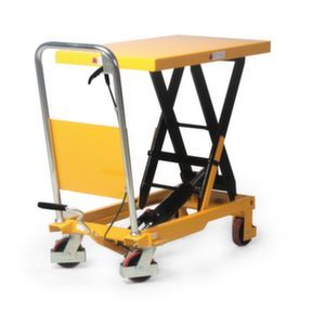 Orbis schaar-heftafelwagen draagvermogen 500 kg platform LxB 855x500 mm enkele schaar 183389