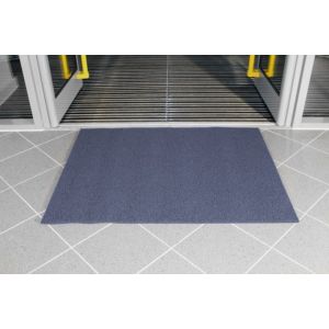 Orbis schoonloopmat LxB 900x600 mm PVC-lussen blauw 184433