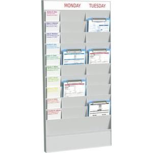 Orbis bureauplanner basiselement 20 vakken voor A5 HxBxD 976x456x44 mm polystyreen 184952