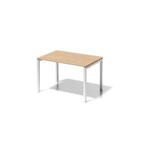 Orbis bureau HxBxD 740x1200x800 mm blad esdoorn 4 voeten verkeerswit 185329