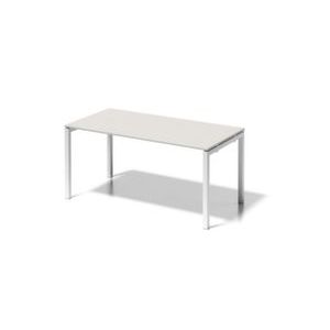 Orbis bureau HxBxD 740x1600x800 mm blad grijswit 4 voeten verkeerswit 185353