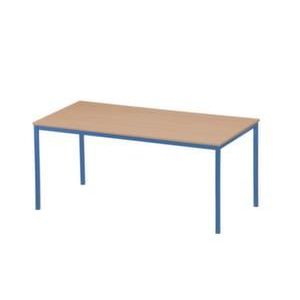 Orbis multifunctionele tafel met vierkante buizen HxBxD 720x1600x800 mm beukenhouten blad onderstel RAL 5000 214550