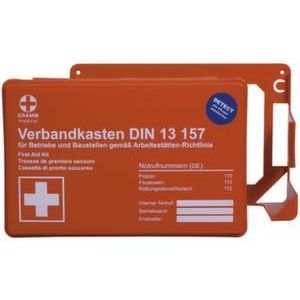 Orbis bedrijfsverbandkist conform DIN 13157 kunststof HxBxD 85x260x180 mm oranje 218389