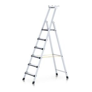 Orbis ladder aluminium een zijde L 2,33 m 6 treden 219710