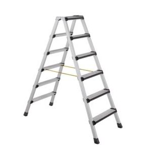 Orbis ladder aluminium beide zijden L 1,65 m 2x6 treden 219718