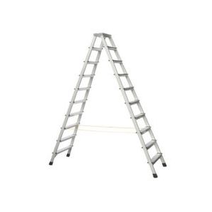 Orbis ladder aluminium beide zijden L 2,71 m 2x10 treden 219728