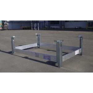 Orbis pallet-stapelframe staal-aluminium voor pallet LxB 1200x800 mm nuttige H 330-490 mm 219637