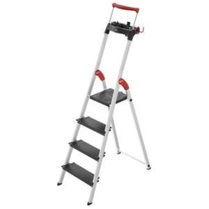 Orbis trapladder aluminium bordes H 0,62 m 3 treden treden extra diep bak 218573