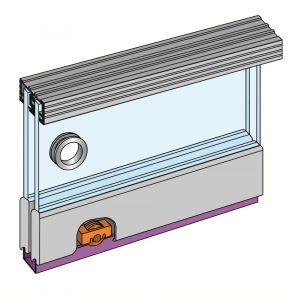 Henderson schuifdeurbeslag Zenith Z18/2 verpakte set 1800 mm B05.04105