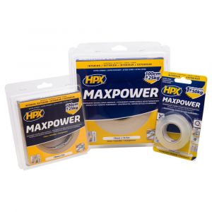 HPX Max Power montage bevestigingstape transparant 19 mm x 16,5 m HT1916