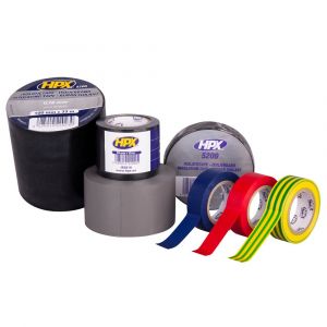 HPX PVC isolatietape geel 15 mm x 10 m IY1510