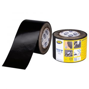 HPX UV-bestendige PE polyethyleen tape zwart 90 mm x 25 m US9025