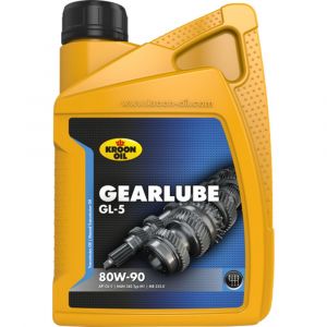 Kroon Oil Gearlube GL-5 80W-90 handgeschakelde transmissie olie 1 L flacon 1206