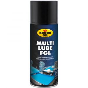 Kroon Oil Multi Lube FGL H1 universeel contactsmeermiddel Food Grade H1 400 ml aerosol 33763