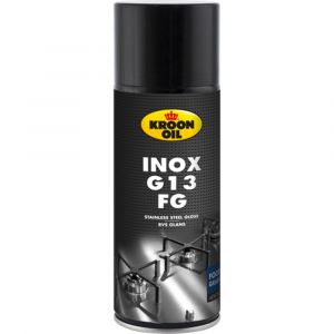 Kroon Oil Inox G13 FG RVS reiniger voedselveilig Food Grade A7 400 ml aerosol 35659