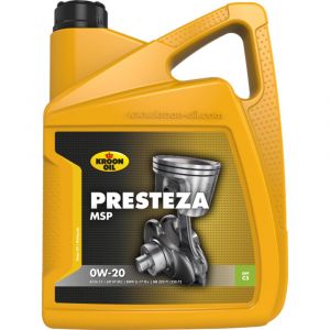 Kroon Oil Presteza MSP 0W-20 motorolie half synthetisch 5 L can 36497