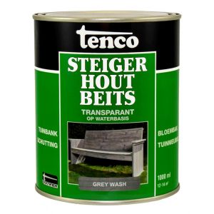 Tenco Steigerhoutbeits dekkend Grey Wash 1 L blik 11085502