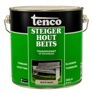 Tenco Steigerhoutbeits dekkend White Wash 2,5 L blik 11085404