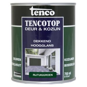 TencoTop Deur en Kozijn houtbeschermingsbeits dekkend hoogglans rijtuiggroen 0,75 L blik 11045002