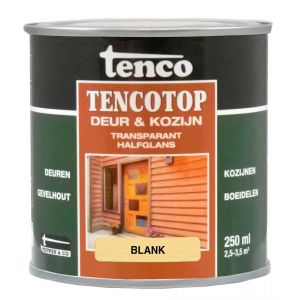 TencoTop Deur en Kozijn houtbeschermingsbeits transparant halfglans blank 0,25 11052101
