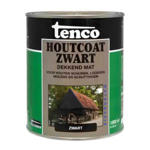 Tenco Houtcoat houtcoating dekkend waterbasis mat 1 L blik 13081502