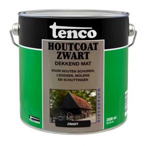 Tenco Houtcoat houtcoating dekkend waterbasis mat 2,5 L blik 13081504