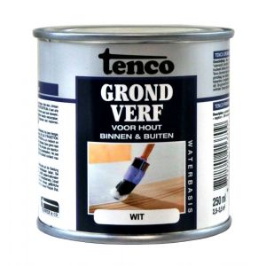 Tenco Grondverf waterbasis wit 0.25 L blik 11203201