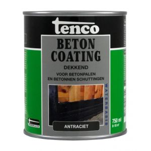 Tenco Betoncoating betonverf dekkend antraciet 0,75 L