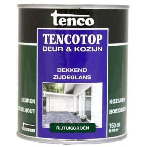 TencoTop Deur en Kozijn houtbeschermingsbeits dekkend zijdeglans rijtuiggroen 0,75 L blik 11035002