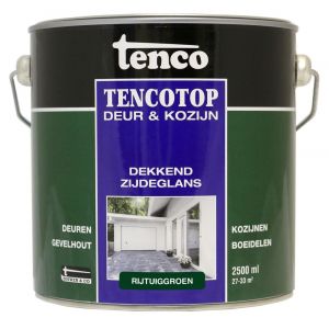 TencoTop Deur en Kozijn houtbeschermingsbeits dekkend zijdeglans rijtuiggroen 2,5 L blik 11035004