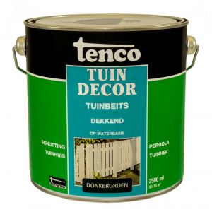 Tenco Tuindecor beits dekkend donkergroen 2,5 L blik 11075004