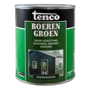 Tenco Boerengroen beits dekkend groen 1 L blik 11080103