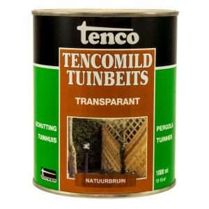 TencoMild tuinbeits transparant natuurbruin 1 L blik 11082902