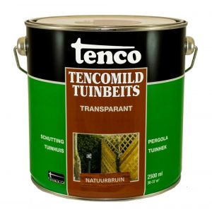 TencoMild tuinbeits transparant natuurbruin 2,5 L blik 11082904