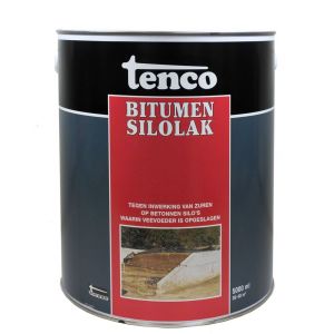 Tenco Silolak deklaag bitumen coating zwart 5 L blik 13011106