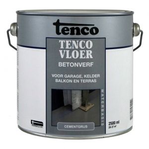 TencoVloer betonverf cementgrijs 2,5 L blik 15170004