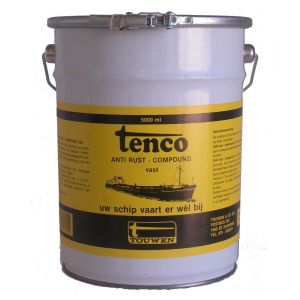 Tenco Anti Rust Compound roestwerende coating vast donkerbruin 5 L blik 18040105
