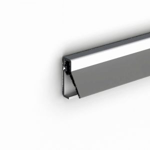 Ellen inbouw tochtprofiel voor 6 mm afbouwspeling AIB-4G wit 230 cm 320201223
