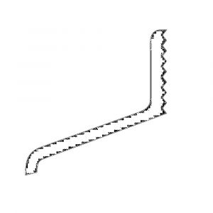 Ellen lekdorpelprofiel aluminium ALD-A125 ongeboord 500 cm 430500950