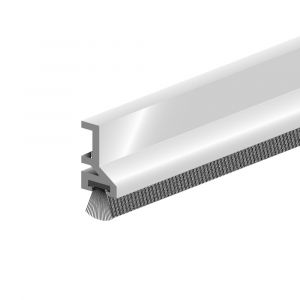 Ellen opbouw tochtprofiel met borstel aluminium ATS-B 230 cm 10300023