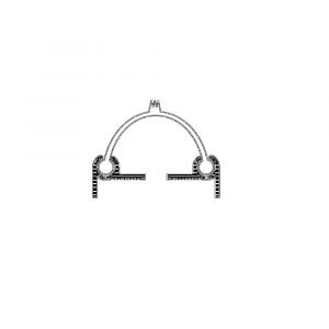 Ellen deurnaaldprofiel DNP aluminium 250 cm 400150925