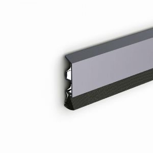 Ellen dorpelprofiel met borstel aluminium Robust met veloursborstel 100 cm 30550050