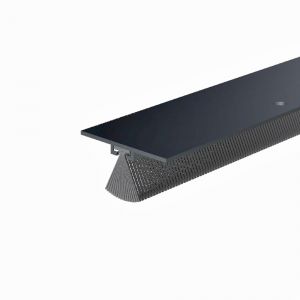 Ellen dorpelprofiel met borstel aluminium DBS 300 cm 30700030