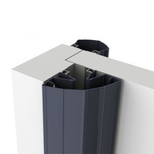 Ellen vingerbeschermingsprofiel Professioneel Finprotect Plus 50-90 zwart 198 cm 805304198