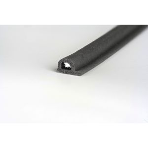 Ellen inbouwprofiel tochtband kunststof zelfklevend Weatherstrip Medium gemiddelde kier zwart 2x50 m 600304515.1